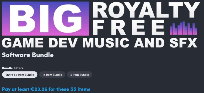 Big Royalty Free Game Dev Music & SFX Software Bundle - Humble