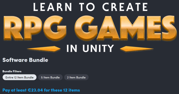 Humble Software Bundle: Learn to Create Games in Unity : r/humblebundles